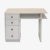 Cream Restored Modern Original Desk by Widdicomb, C. 1950 For Sale - Image 8 of 8