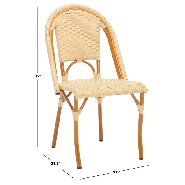 California Side Chair, Set of 2 - Natural For Sale In Philadelphia - Image 6 of 11