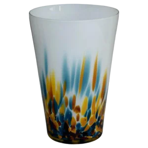 Art Glass Vase by Jozefina Krosno, Poland, 1980s