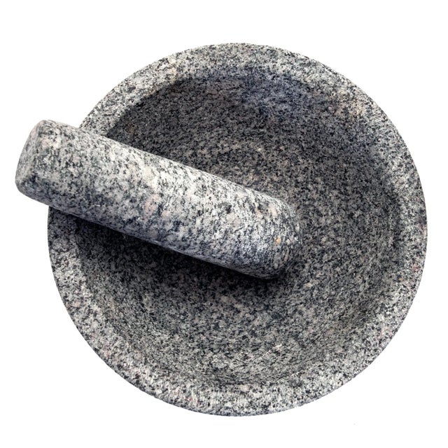 Mid 20th Century Hand Made Granite Morter & Pestel For Sale - Image 4 of 7