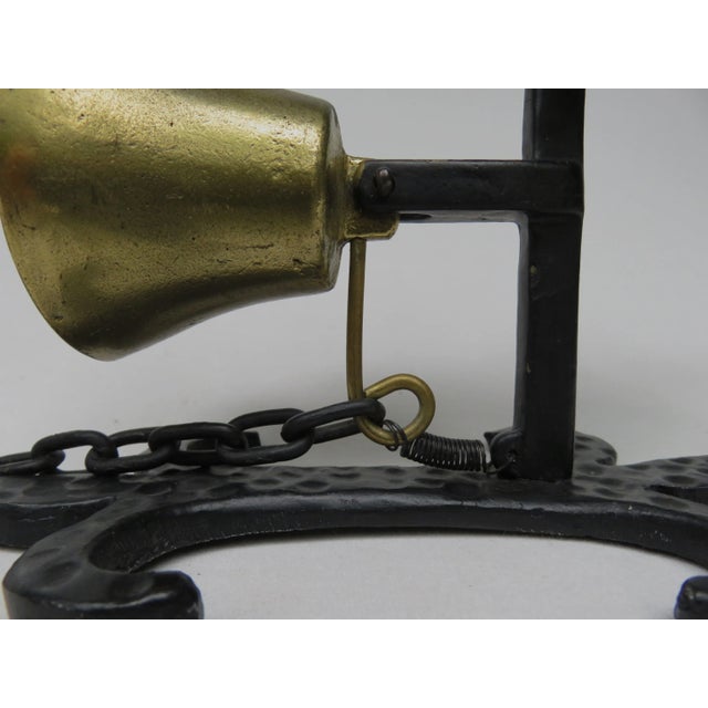 Black Brass Goat Door Bell by Walter Bosse, 1950s For Sale - Image 10 of 13