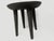 2010s Andrianna Shamaris Minimalist Charred Round Side Table For Sale - Image 5 of 5