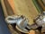 Antique Bras Pen Rest Adorned by Swans For Sale - Image 4 of 5