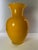Large Mid-Century Modern Vibrant Yellow Hand-Blown Art Glass Statement Vase For Sale - Image 9 of 11