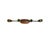 Vintage Danish Modern Teak & Black Metal Four-Light Candelabra For Sale - Image 4 of 5