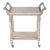 Danielle Marble Bar Cart, Gray For Sale