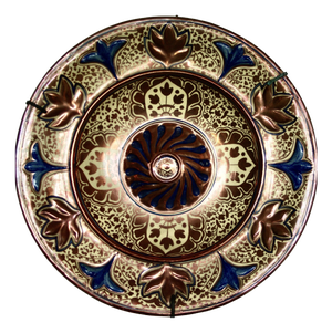Large Presentation Platter with Chandelier, Seville, 16th Century