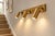 Handcrafted Brass 3-Light Adjustable Vanity Sconce, Cylinder Wall Light for Bathroom & Mirror For Sale - Image 6 of 10