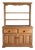 Victorian Pine Dresser with Open Shelving For Sale