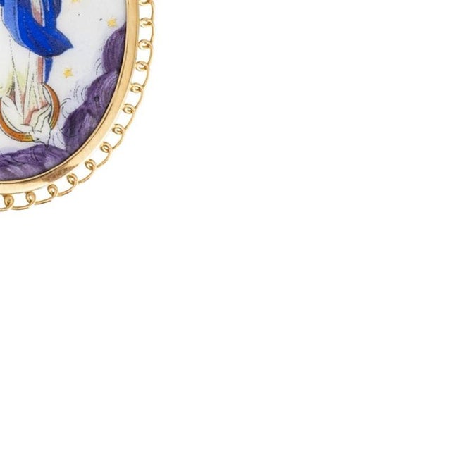 Our Lady of the Immaculate Conception Medal in 19.2k Gold. For Sale - Image 5 of 6