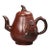 Vintage Chinese Yixing Zisha Clay Teapot - Organic Gourd Shape With Relief Vines & Fruit For Sale