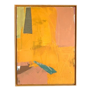 "Citrus Sherbet" 2024 Framed Painting by Jessalin Beutler For Sale
