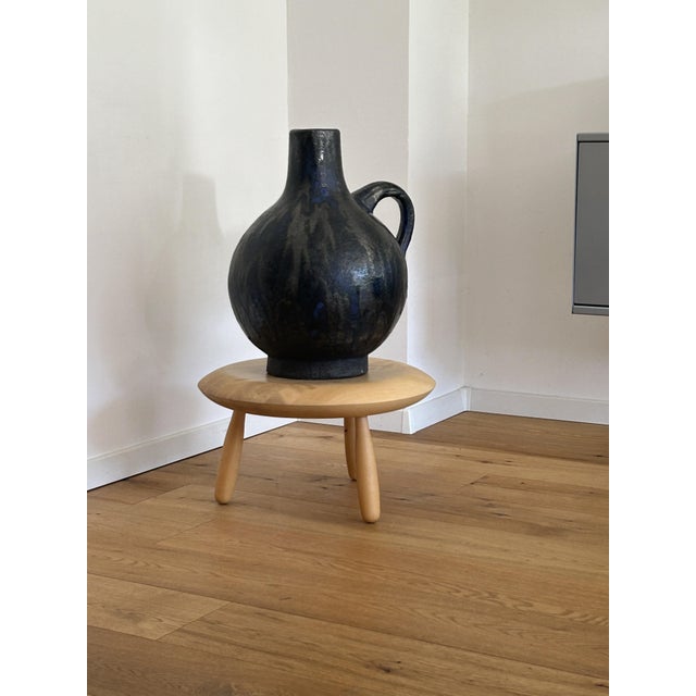 1970s Large Brutalist Studio Ceramic Floor Vase by Gerhard Liebenthron, 1970s For Sale - Image 5 of 7