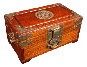 Vintage Jewellery Box, Oriental, Dressing Table Keepsake Case, Circa 1970