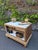 Antique French Patisserie Counter Kitchen Island with Marble Top, 1930 For Sale - Image 14 of 18
