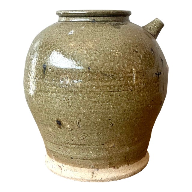 Vintage Boho Studio Pottery Jug For Sale