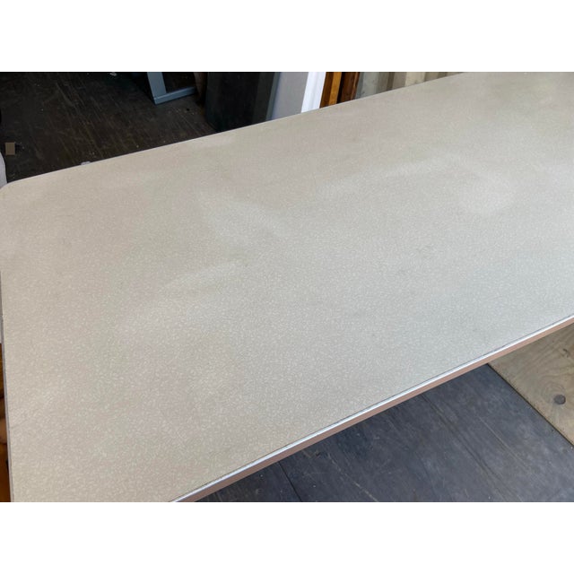 1970s Vintage Mid Century Modern Metal Tanker Desk For Sale In Sacramento - Image 6 of 12