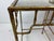 Vintage Faux Bamboo Gilded Metal Nesting Tables For Sale - Image 4 of 9