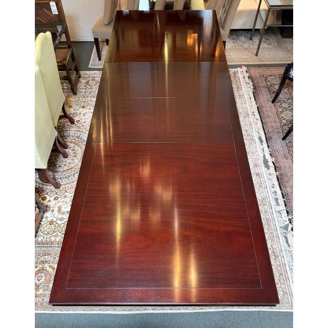 Barbara Barry for Baker Furniture Extension Dining Table & Chairs, Set For Sale - Image 12 of 18