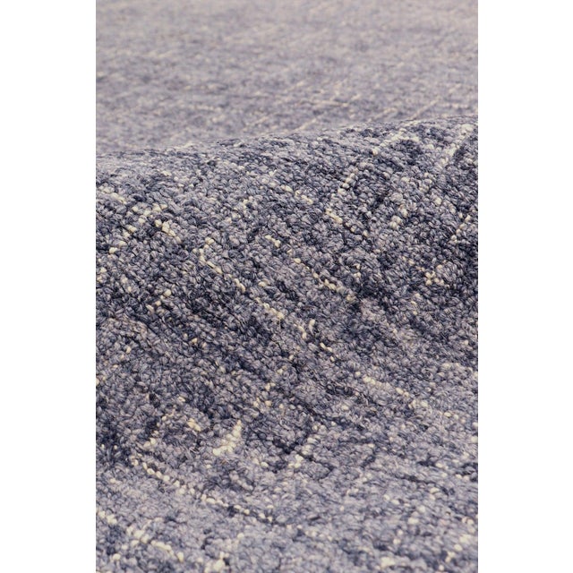 Modern Pasargad Home Modern Blue Area Rug, 5' 0'' X 8' 0'' For Sale - Image 3 of 5