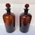 Apothecary Jars in Amber Glass, Spain, 1940s, Set of 2 For Sale - Image 4 of 18