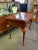 Mid 20th Century Cherry Queen Anne Style Side Glide One Drawer Tea Table. Very nice vintage condition. Useful as an end or...