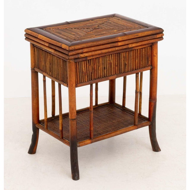 Aesthetic Movement Style Bamboo Side Table For Sale - Image 9 of 9