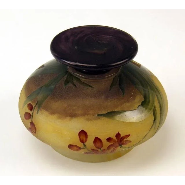 Art Nouveau Vase Wallflowers Lorraine from Daum Nancy, France, 1900s For Sale - Image 6 of 7