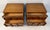 Wood Mid-Century Walnut and Burlwood Arched Nightstands by Thomasville, Pair For Sale - Image 7 of 14
