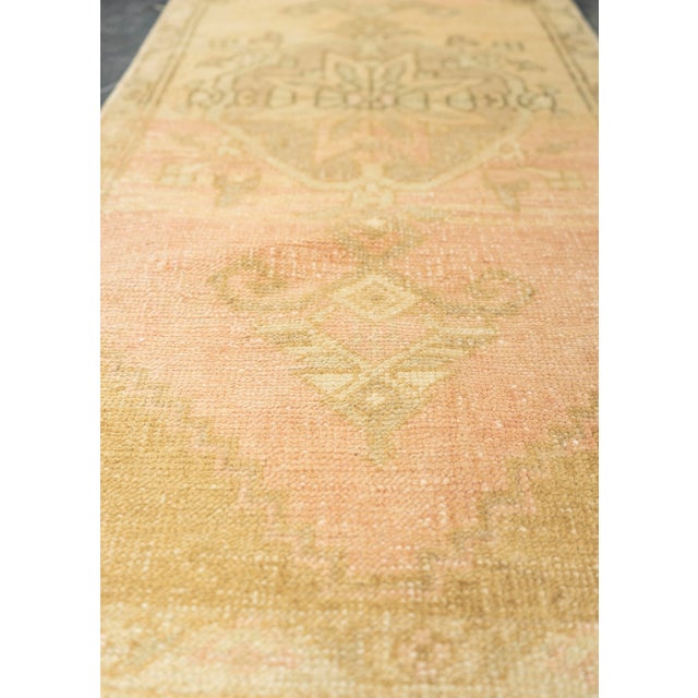 Turkish Turkish Mini Rug Oriental Hand Knotted Vintage Rug 1'7" x 3'5" #21266 For Sale - Image 3 of 8