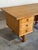 In Style of Henning Kjærnulf Oak Executive Desk With 6 Drawers Open Bookshelf Denmark Mid-Century Modern 1960s For Sale - Image 4 of 12