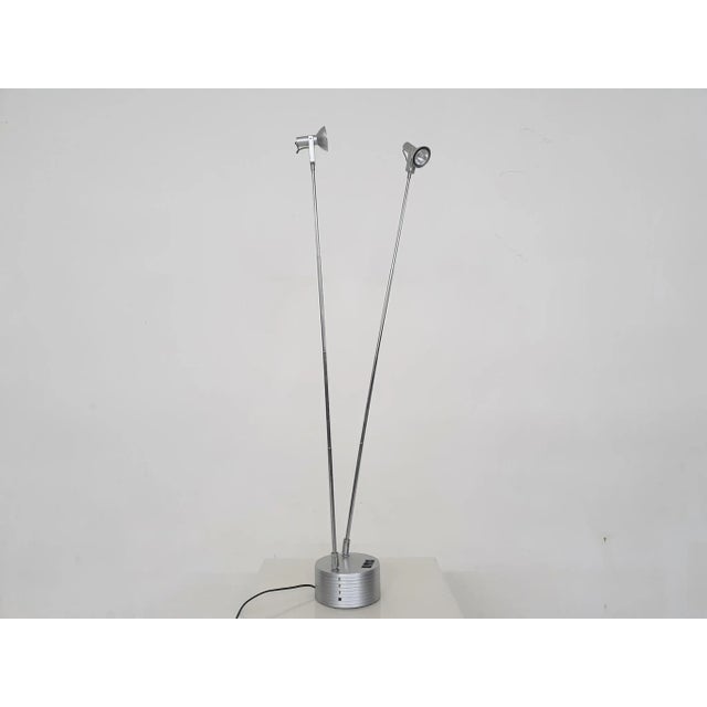 Adjustable table or desk light, the lamp shades can be pulled out from 44 -102 cm high They each have there one light...