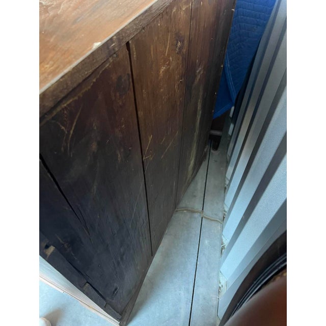 Georgian-Style 5-Drawer Chest With Oval Bail Pulls & Bracket Feet For Sale - Image 4 of 8