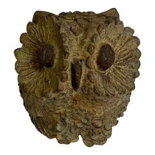 1970s Paul Bellardo Art Pottery Baby Owl For Sale