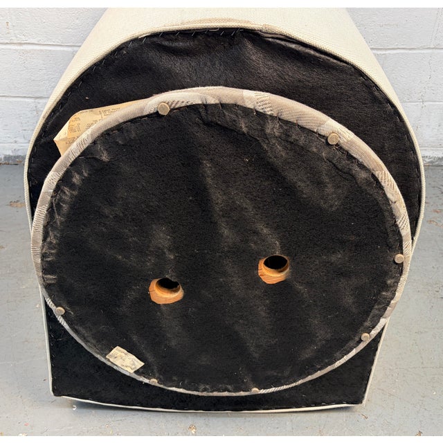 Thayer Coggin Highback Swivel Wing Chairs For Sale - Image 11 of 11