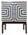 Polish Chest of Drawers with Op Art Motif, 1970s For Sale