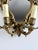 1950s Mid-Century French Rococo Revival Brass Wall Mirror Sconce, 1950s For Sale - Image 5 of 16