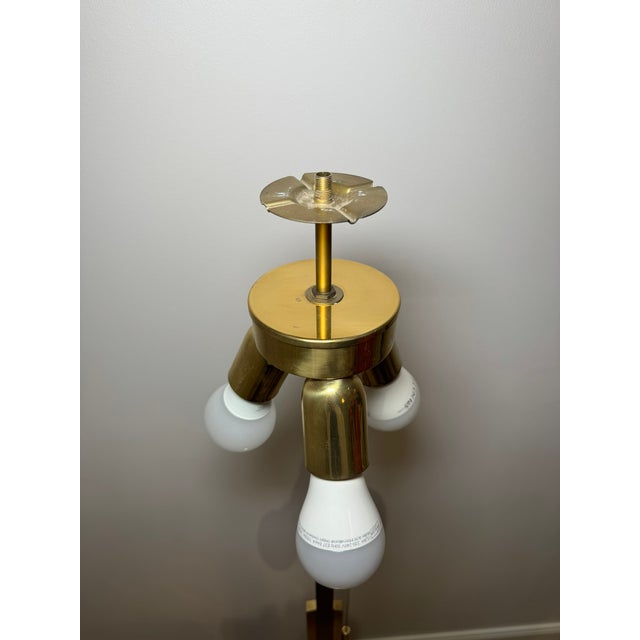 Brass Table and Floor Lamps, 1970s, Set of 3 For Sale - Image 6 of 15