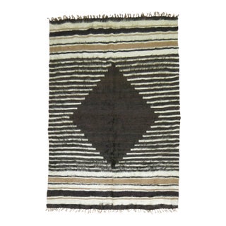Zabihi Collectio nSirt Vintage Turkish Mohair Rug - 4'5" x 6'2" For Sale