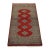 Bokhara Jaldar Rug 3’1” X 5’2” Red Wool Tribal Hand-Knotted Oriental Carpet For Sale