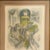 Mid-Century Modern Rare Ira Moskowitz Judaica Lithograph, Signed & Numbered Xxiv/XXV – Synagogue Interior Scene, Framed For Sale - Image 3 of 10
