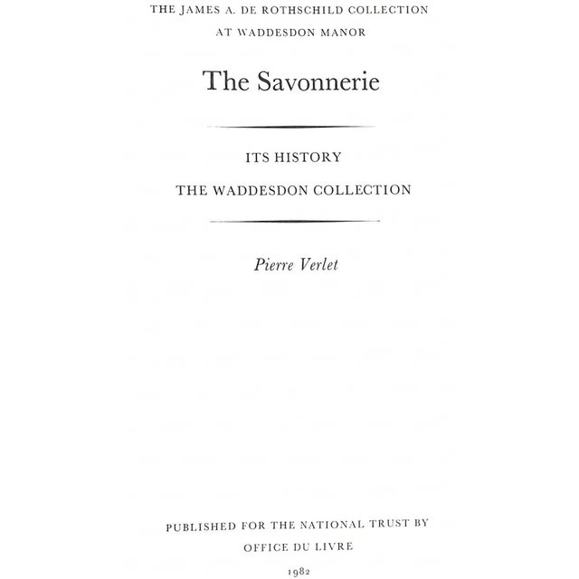 Traditional "The James A. De Rothschild Collection at Waddesdon: The Savonnerie" 1982 Verlet, Pierre For Sale - Image 3 of 8