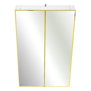 Minimalist Bathroom Mirror with Interior For Sale