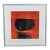 Fernando De Szyszlo “Inkarri” Abstract Framed Painting With Red and Black Tones For Sale