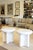 Pair of Bodene Round Ivory Cast Resin Side Tables by Vuue For Sale - Image 4 of 5
