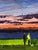 Oil Painting Wide River at Sunset Boris Serdyuk For Sale - Image 6 of 11