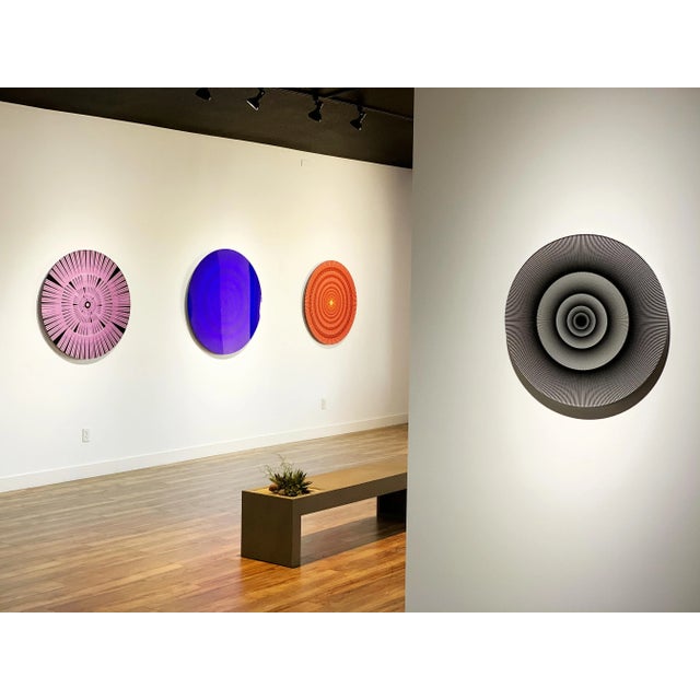 "Neptune" from the Series God Particle 40 inch circle Ultra chrome HDX epson print Edition of 3 plus 1AP Facemounted...