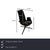 The Walter Knoll FK Black armchair boasts a simple yet stylish appearance. The all-black design is timeless, as is the...