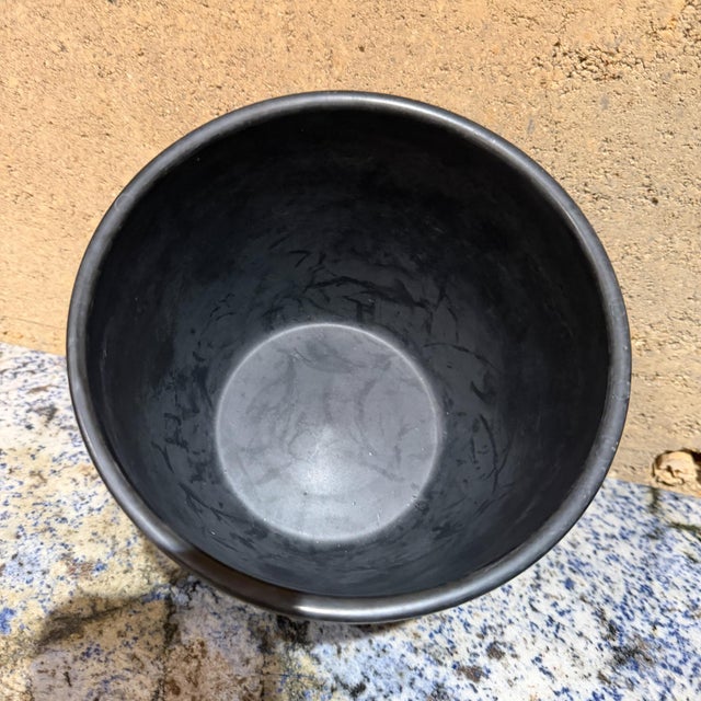 Mid-Century Modern Vintage West German Pottery Stoneware Vase Mid-Century For Sale - Image 3 of 5