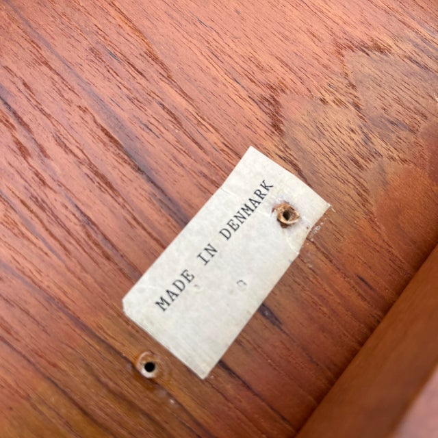 Vintage Mid-Century Modern Danish Adjustable Rolling Tray Table / Cart. Circa 1970s For Sale - Image 16 of 17